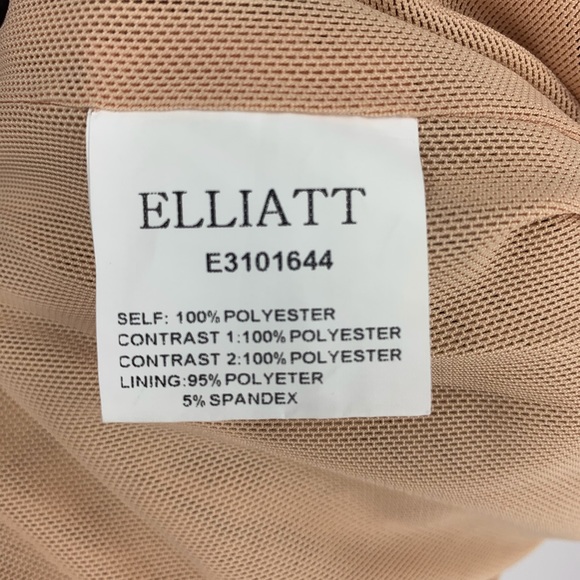 ELLIATT NEW Revelation Dress Black Mesh Sheath - Picture 7 of 8